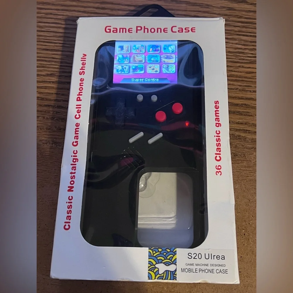 Classic Nostalgic Game Cell Phone Case Samsung Galaxy S20 Ultra Black New In Box